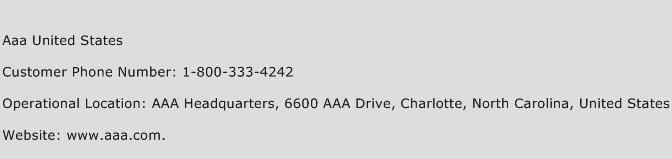 AAA United States Phone Number Customer Service