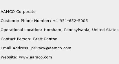AAMCO Corporate Phone Number Customer Service