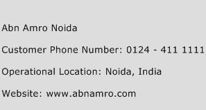 ABN AMRO Noida Phone Number Customer Service