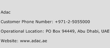 ADAC Phone Number Customer Service