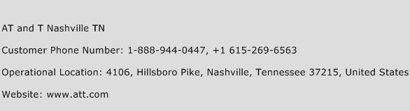 AT and T Nashville TN Phone Number Customer Service