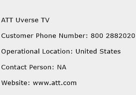 ATT Uverse TV Phone Number Customer Service