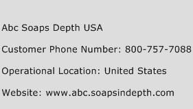 Abc Soaps Depth USA Phone Number Customer Service