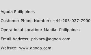 Agoda Philippines Phone Number Customer Service