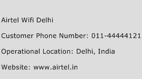 Airtel Wifi Delhi Phone Number Customer Service