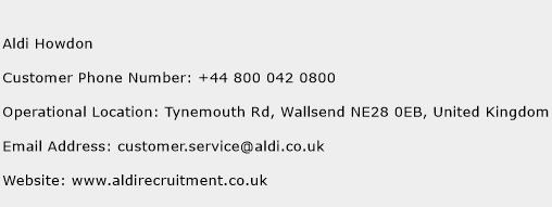 Aldi Howdon Phone Number Customer Service