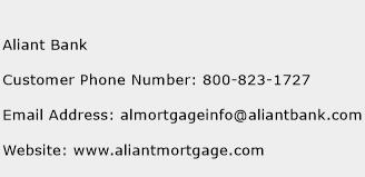 Aliant Bank Phone Number Customer Service