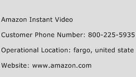 Amazon Instant Video Phone Number Customer Service