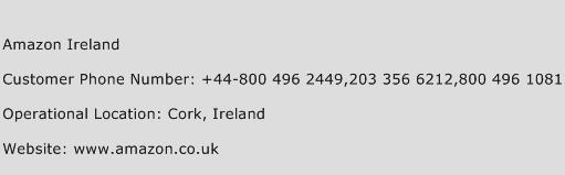 Amazon Ireland Phone Number Customer Service