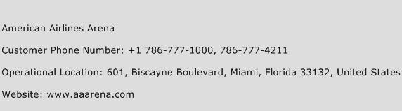 American Airlines Arena Phone Number Customer Service