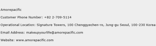 Amorepacific Phone Number Customer Service