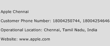 Apple Chennai Phone Number Customer Service