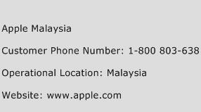 Apple Malaysia Phone Number Customer Service
