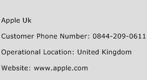 Apple UK Phone Number Customer Service