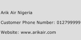 Arik Air Nigeria Phone Number Customer Service