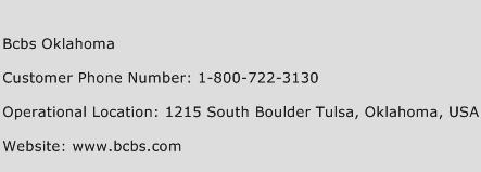BCBS Oklahoma Phone Number Customer Service
