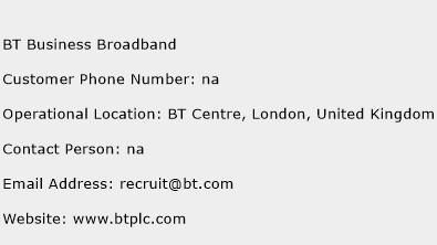 BT Business Broadband Phone Number Customer Service