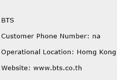 BTS Phone Number Customer Service