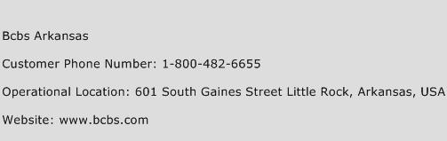 Bcbs Arkansas Phone Number Customer Service