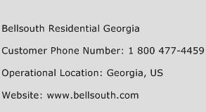 Bellsouth Residential Georgia Phone Number Customer Service