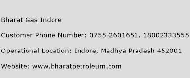 Bharat Gas Indore Phone Number Customer Service