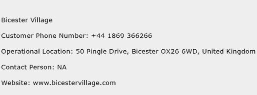 Bicester Village Phone Number Customer Service