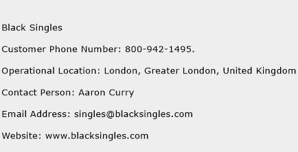 Black Singles Phone Number Customer Service