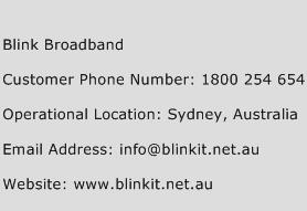 Blink Broadband Phone Number Customer Service