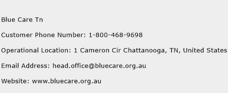 Blue Care Tn Phone Number Customer Service