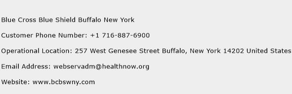 Blue Cross Blue Shield Buffalo New York Phone Number Customer Service