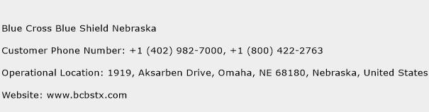 Blue Cross Blue Shield Nebraska Phone Number Customer Service