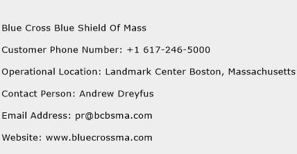 Blue Cross Blue Shield Of Mass Phone Number Customer Service