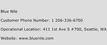 Blue Nile Phone Number Customer Service