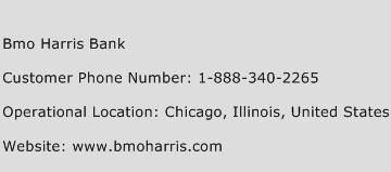 Bmo Harris Bank Phone Number Customer Service