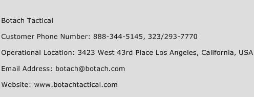 Botach Tactical Phone Number Customer Service