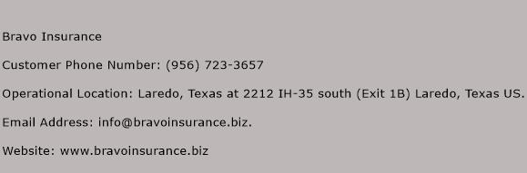 Bravo Insurance Phone Number Customer Service