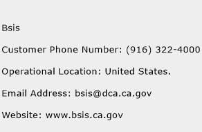 Bsis Phone Number Customer Service