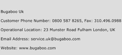 Bugaboo Uk Phone Number Customer Service