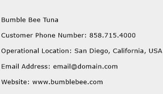 Bumble Bee Tuna Phone Number Customer Service