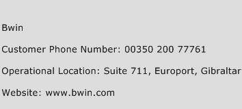 Bwin Phone Number Customer Service