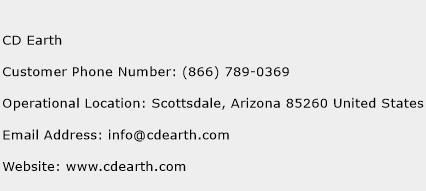 CD Earth Phone Number Customer Service