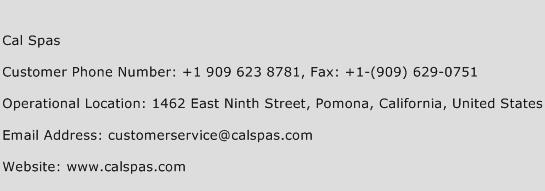 Cal Spas Phone Number Customer Service