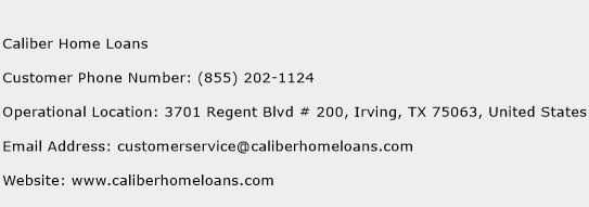 Caliber Home Loans Phone Number Customer Service