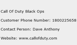 Call Of Duty Black Ops Phone Number Customer Service