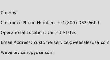 Canopy Phone Number Customer Service