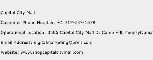 Capital City Mall Phone Number Customer Service