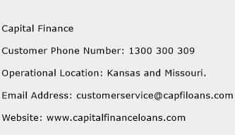 Capital Finance Phone Number Customer Service