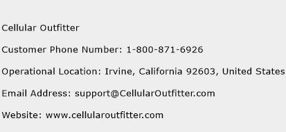 Cellular Outfitter Phone Number Customer Service