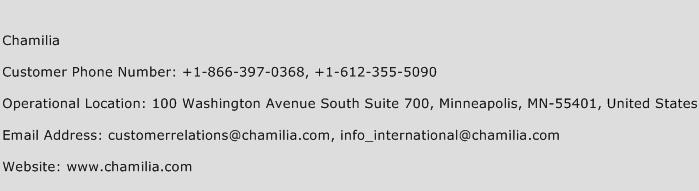 Chamilia Phone Number Customer Service