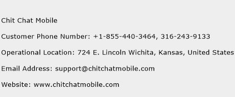 Chit Chat Mobile Phone Number Customer Service
